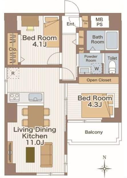 Renovated 1LDK+S Apartment Near Itabashi Honcho Station - Photo 1
