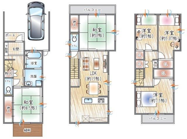 Spacious 5LDK House in Joto, Osaka - Photo 1