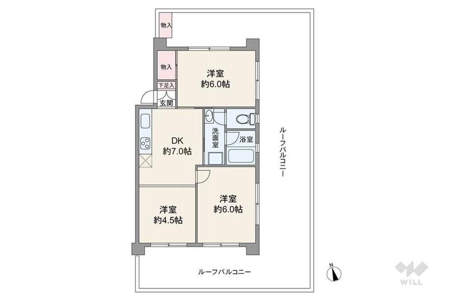 3DK Apartment with Rooftop Balcony Near Nishidai Station - Photo 1