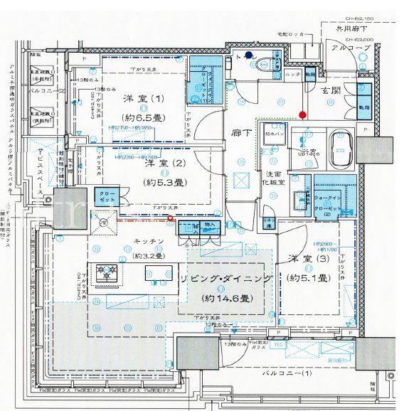 3LDK apartment in Minato Ward, Tokyo - Photo 1