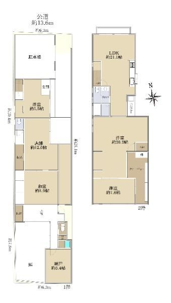 Commercial-Residential 5LDK House in Daishogun - Photo 1