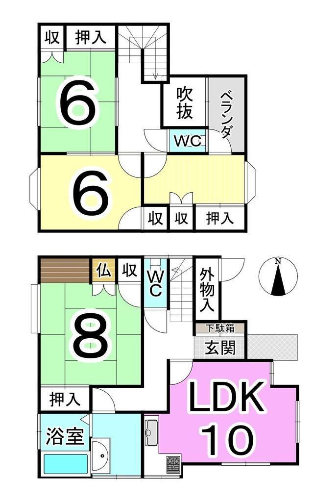 4LDK Home Near Supermarket in Fukui City - Photo 1