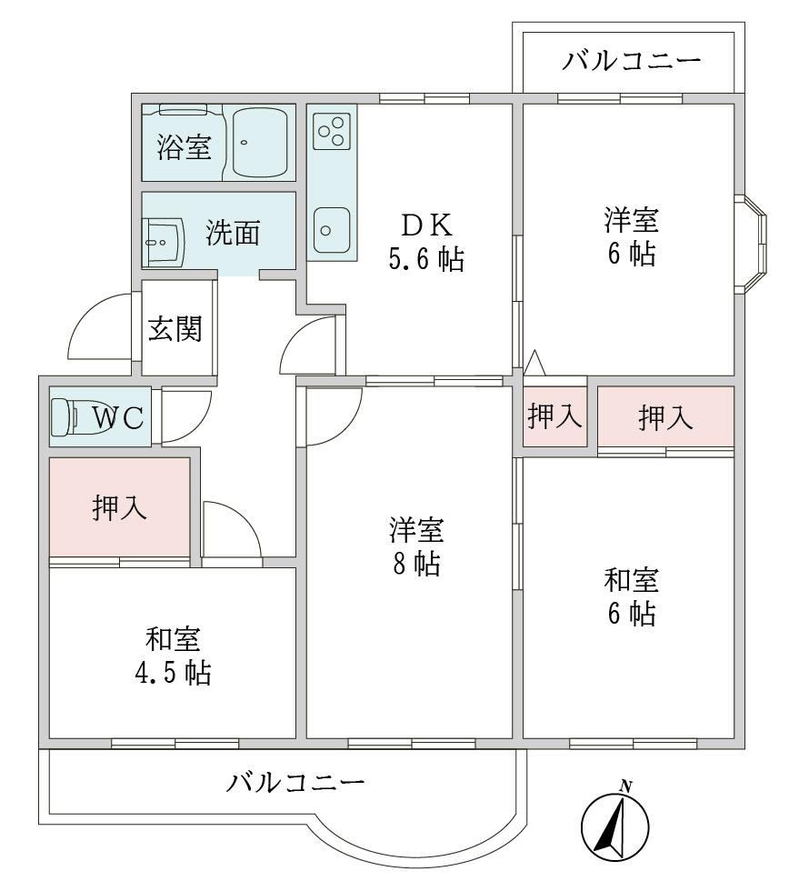4DK apartment in Suma Ward, Kobe, Hyogo - Photo 1