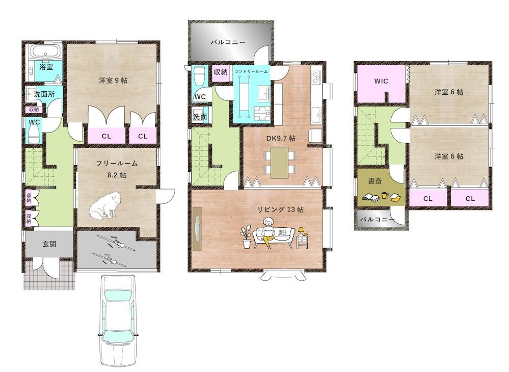 Versatile 3LDK+S Home with Free Room in Kamiyuencho, Kyoto - Photo 1