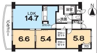 3LDK apartment in Fushimi Ward, Kyoto - Photo 1