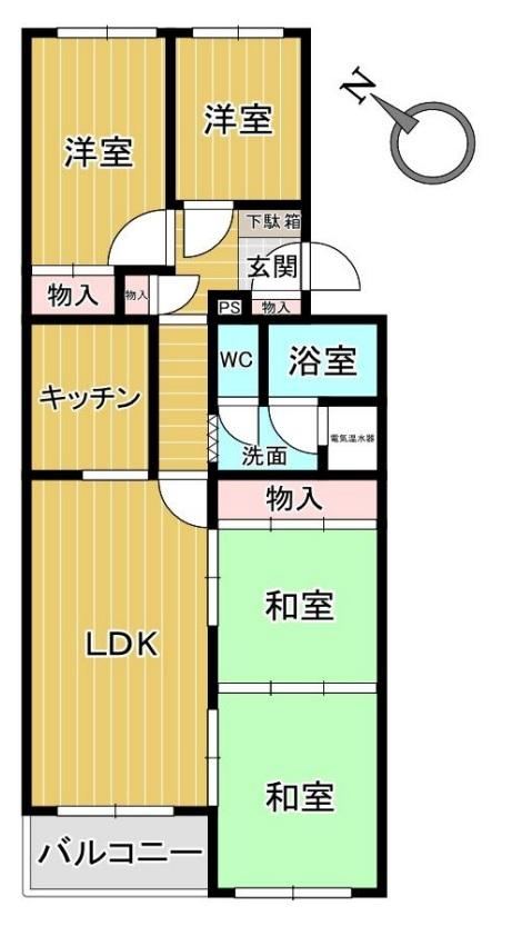 4LDK apartment in Shiroishi Ward, Sapporo, Hokkaido - Photo 1
