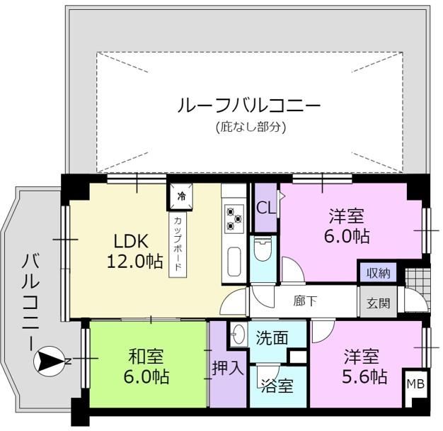 3LDK apartment in Yao, Osaka - Photo 1
