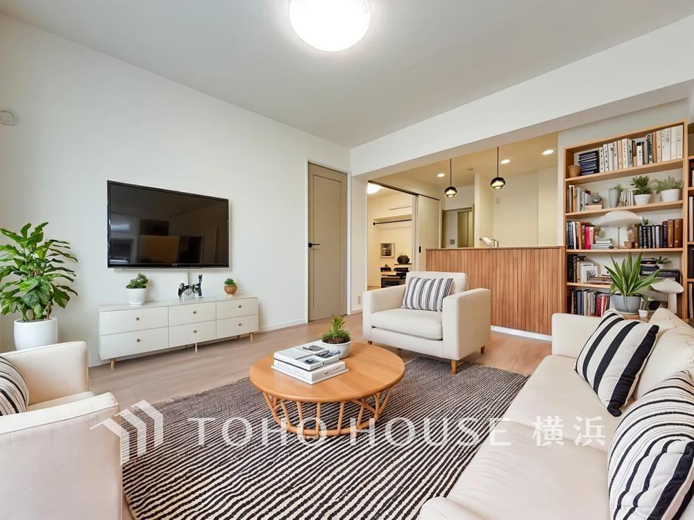 Renovated 3LDK Apartment with Two Train Lines in Matsumicho, Yokohama - Photo 1