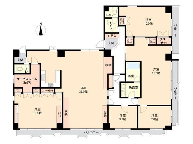 5LDK+S apartment in Sumida Ward, Tokyo - Photo 1
