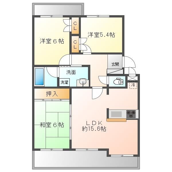 3LDK apartment in Kita Ward, Kobe, Hyogo - Photo 1
