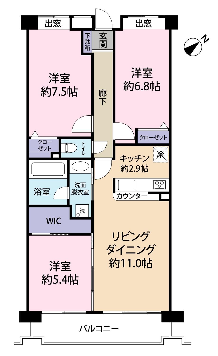 Conveniently Located 3LDK Apartment with Multiple Amenities Nearby - Photo 1