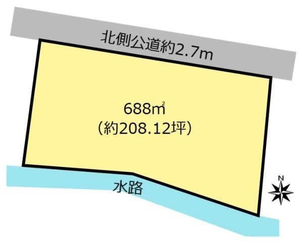 688 m² land in Ogaki, Gifu - Photo 1