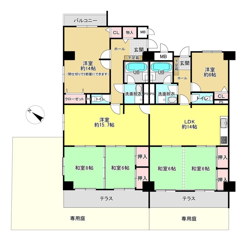 8LDK apartment in Chuo Ward, Fukuoka - Photo 1