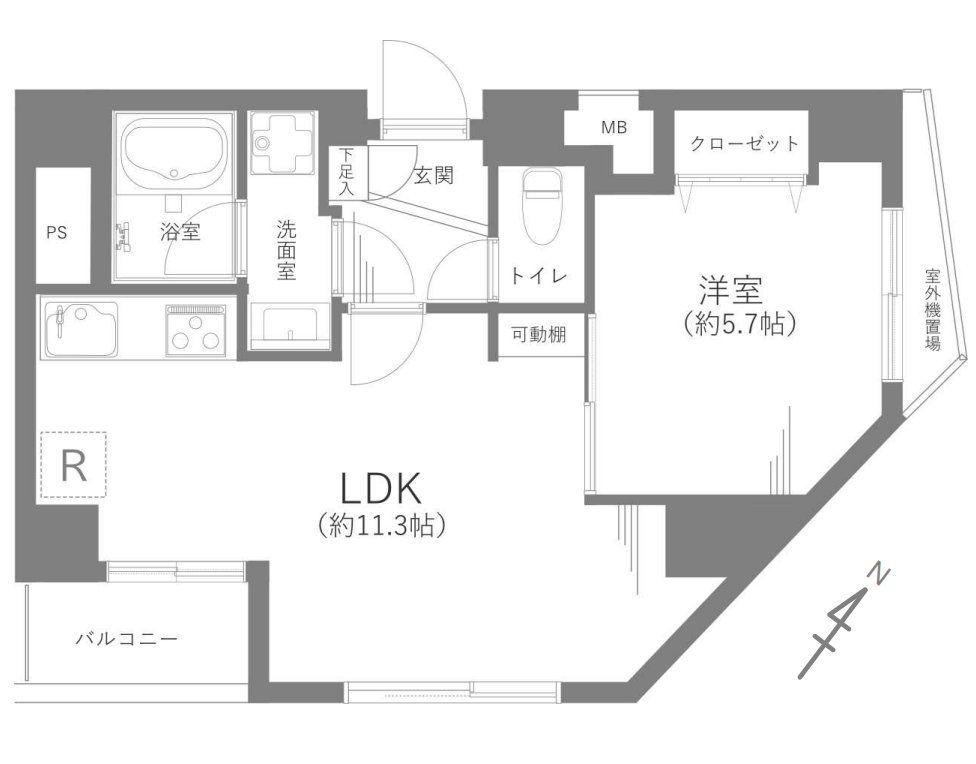 Fully Renovated 1LDK Apartment in Nakacho - Photo 1