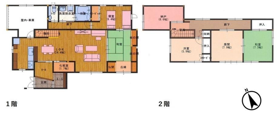 Spacious 5LDK Home with Built-in Garage in Sakata - Photo 1