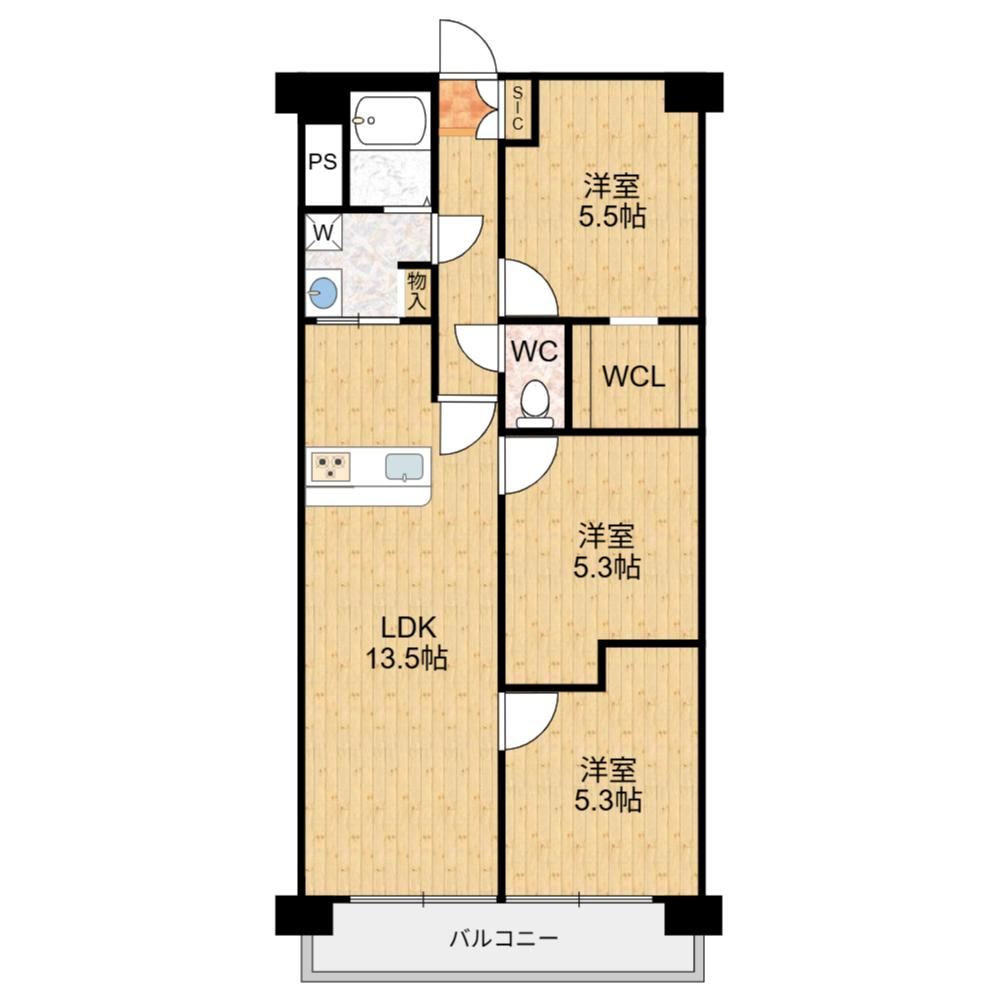 3LDK+S apartment in Akashi, Hyogo - Photo 1