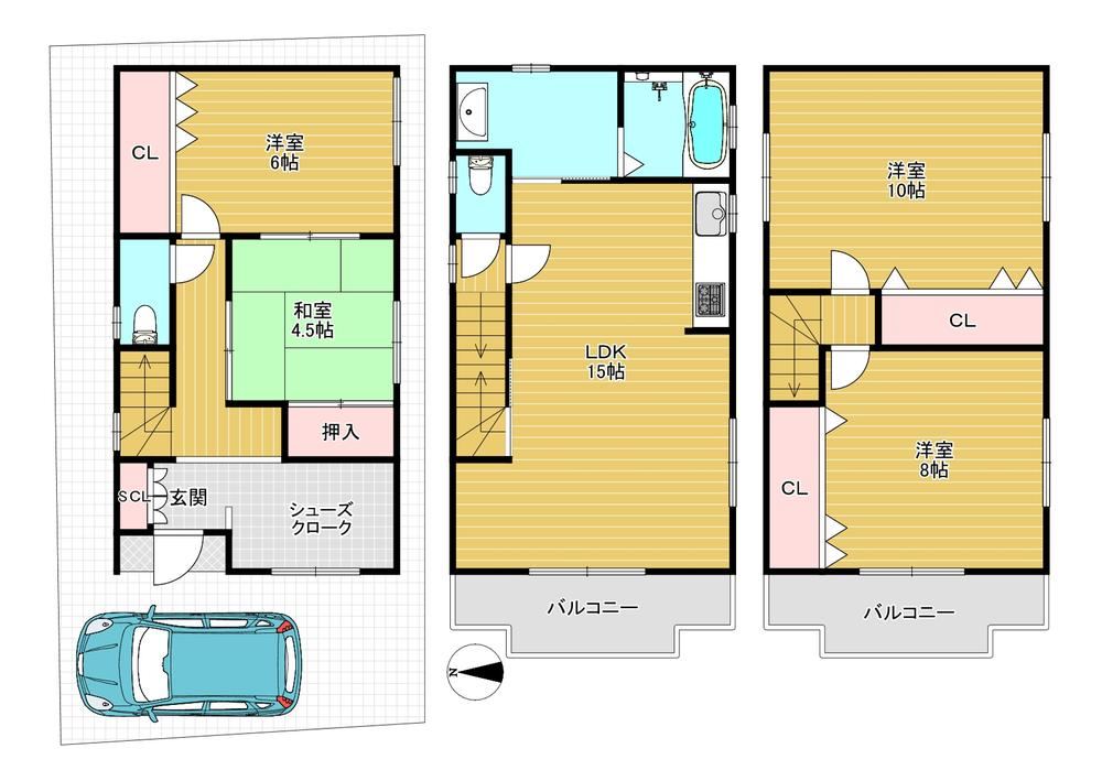 Upcoming Renovated 4LDK House in Tsurumi, Osaka - Photo 1