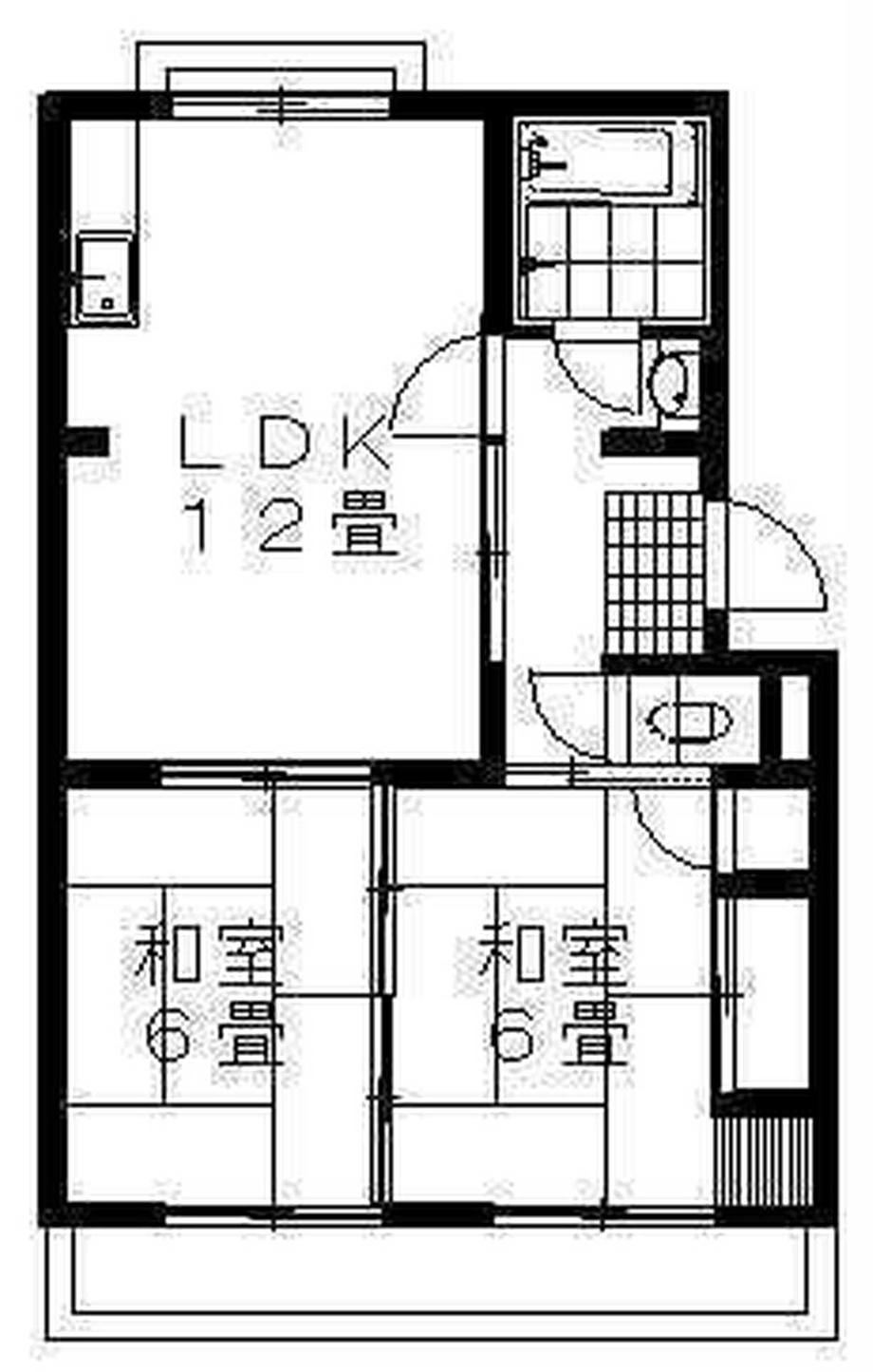 2LDK apartment in Niihama, Ehime - Photo 1