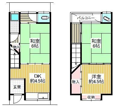 Convenient 3DK House in Suwa, Osaka - Photo 1