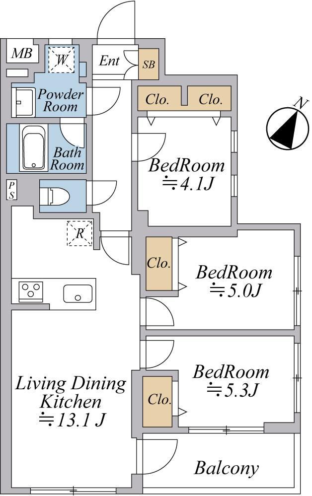 3LDK Apartment in Hikawa-dai - Photo 1