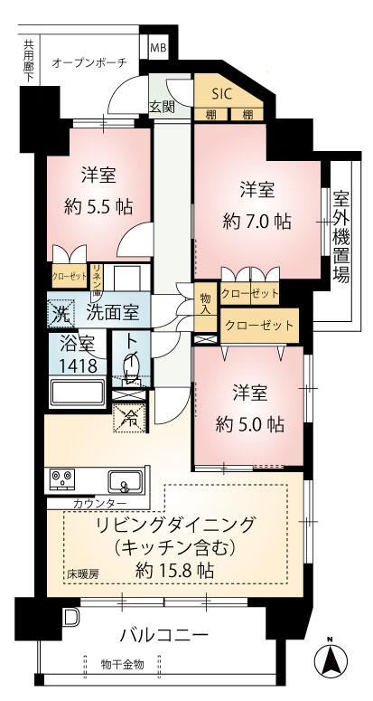 Spacious 3LDK Apartment with Five Train Lines Access - Photo 1