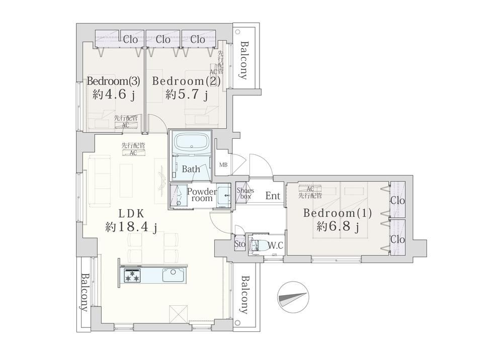 3LDK Apartment Near Mitaka Station - Photo 1