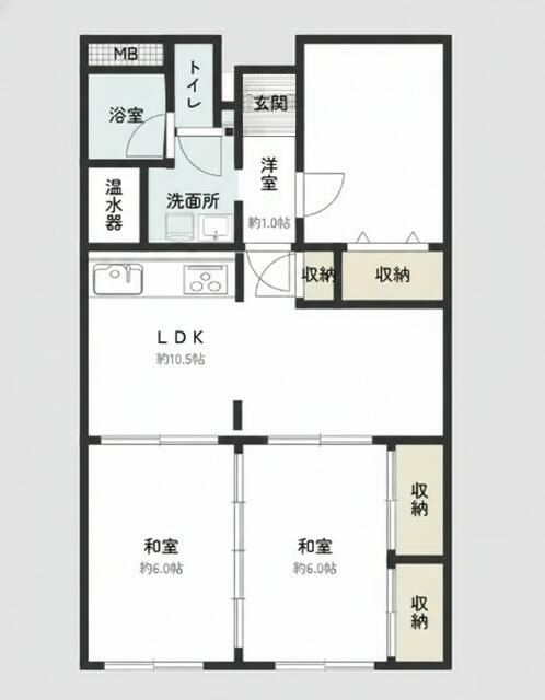 3LDK apartment in Kokurakita Ward, Kitakyushu, Fukuoka - Photo 1