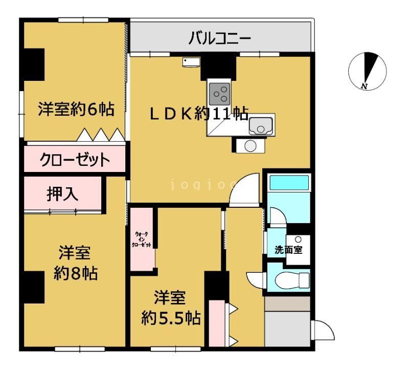 Recently Renovated 3LDK Apartment in Kotoni - Photo 1