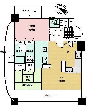 Spacious 2LDK Apartment with High Ceilings in Edogawa - Photo 1