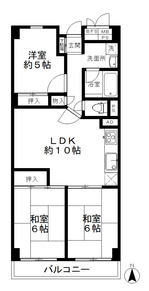 3LDK apartment in Suita, Osaka - Photo 1