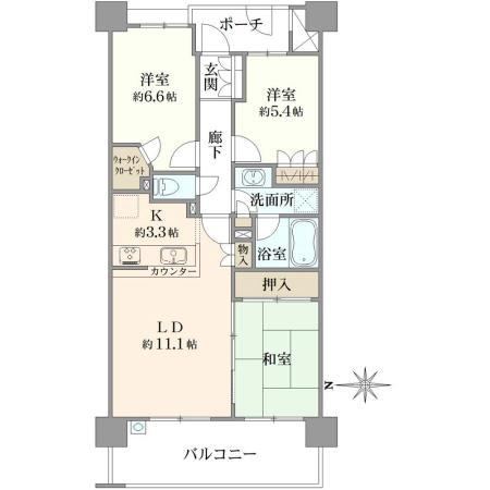 3LDK Apartment in Sakai, Musashino - Photo 1