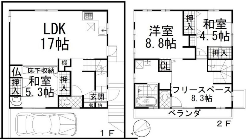 3LDK House with Parking Space in Higashi, Sakai - Photo 1