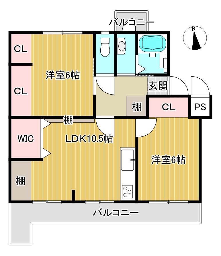 2LDK apartment in Oyamazaki, Otokuni District, Kyoto - Photo 1
