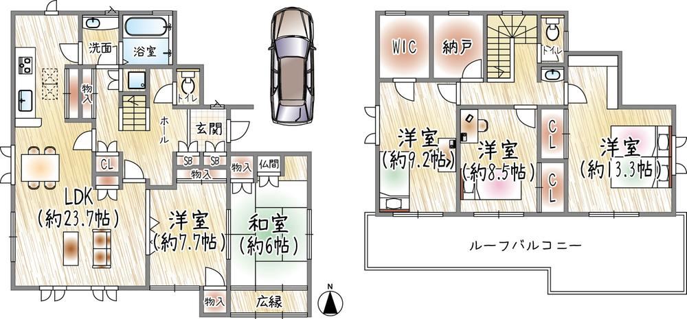 Spacious 5LDK+S House in Ninkawa Takamaru - Photo 1