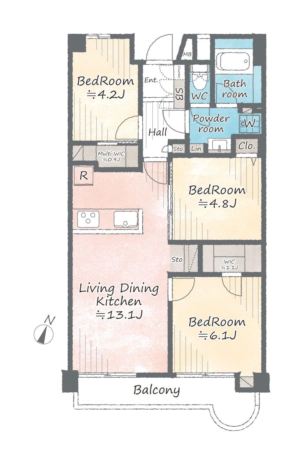 Renovated 3LDK Apartment Near Kamiooka Station in Yokohama - Photo 1