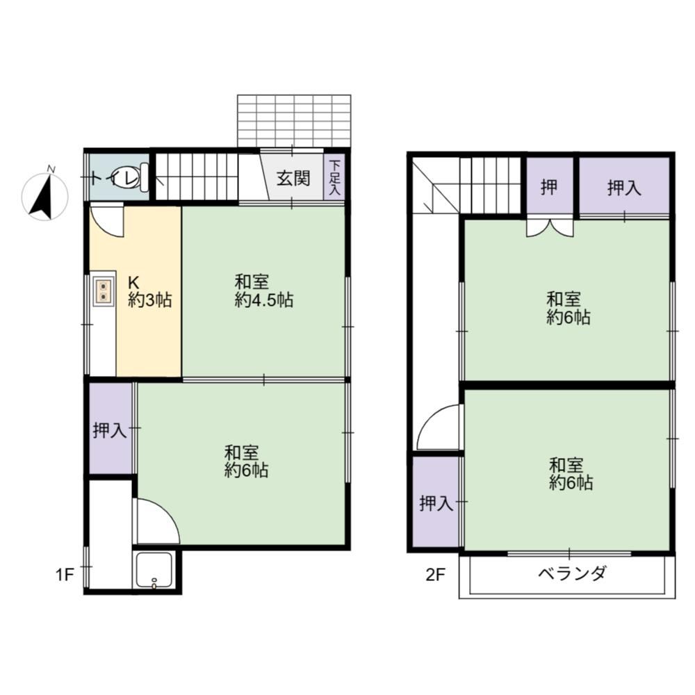 3DK House Near Musashiseki Station - Photo 1