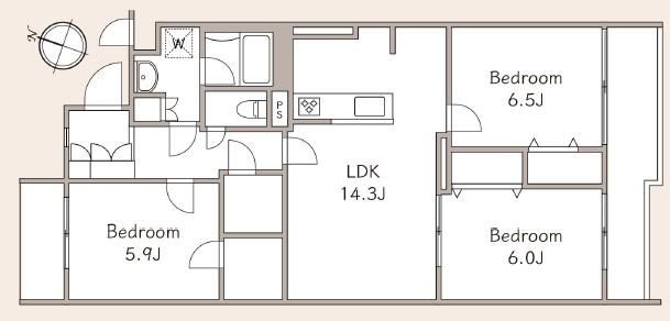 Bright 3LDK Apartment in Kugahara - Photo 1
