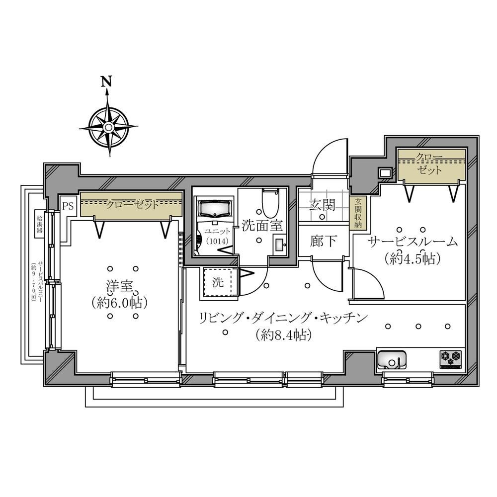 Bright 1SLDK Corner Unit Near Musashi-Koganei Station - Photo 1