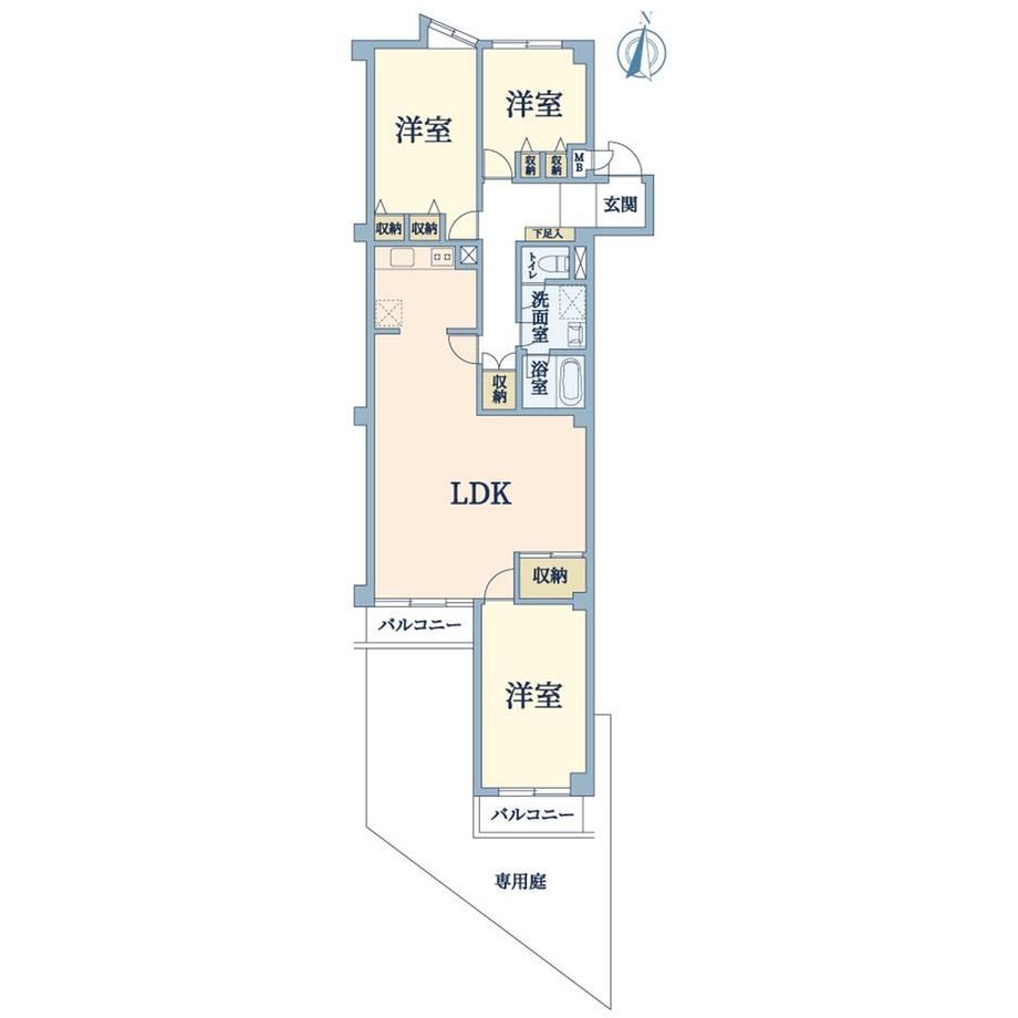 3LDK Apartment with Private Garden in Yokohama - Photo 1