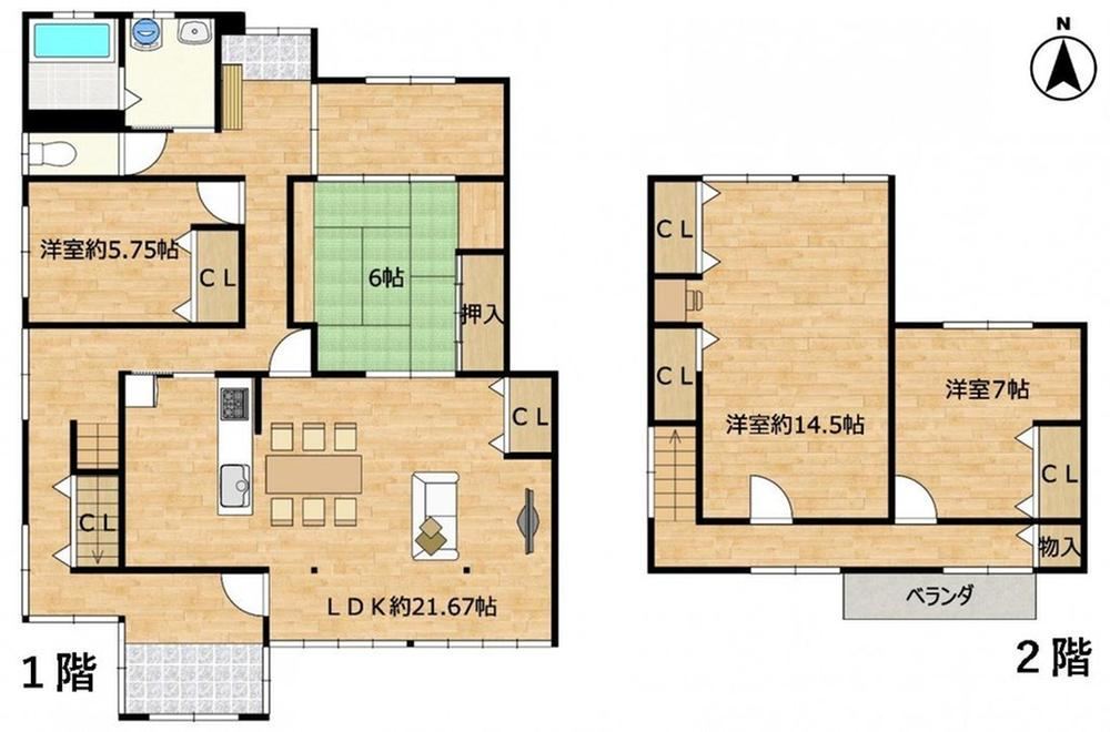 Spacious Renovated 4LDK Home with Abundant Storage - Photo 1