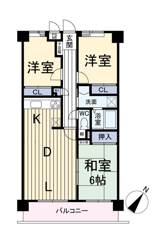 3LDK apartment in Higashi Ward, Kumamoto - Photo 1