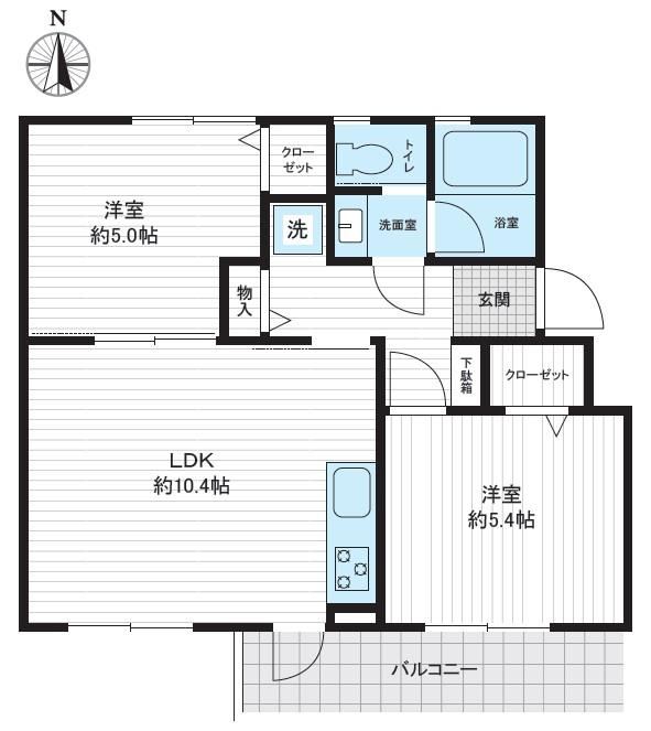 Newly Renovated 2LDK Apartment in Kamisugita-cho - Photo 1