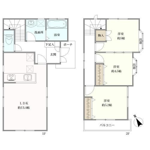 Well-Located 3LDK House in Zama City - Photo 1