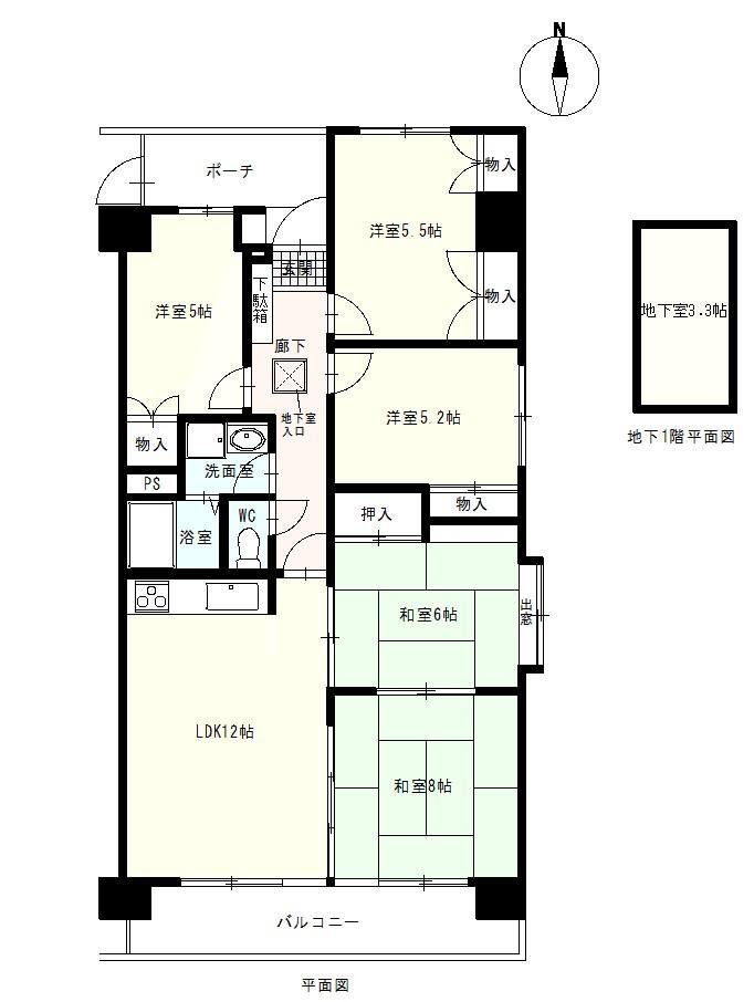 5LDK apartment in Kochi, Kochi - Photo 1
