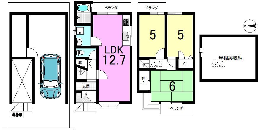 3LDK house in Fushimi Ward, Kyoto - Photo 1