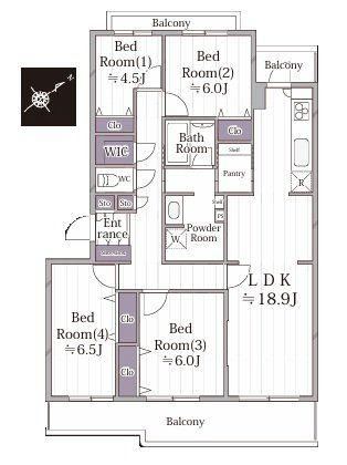 Fully Renovated 4LDK Apartment in Namiki - Photo 1