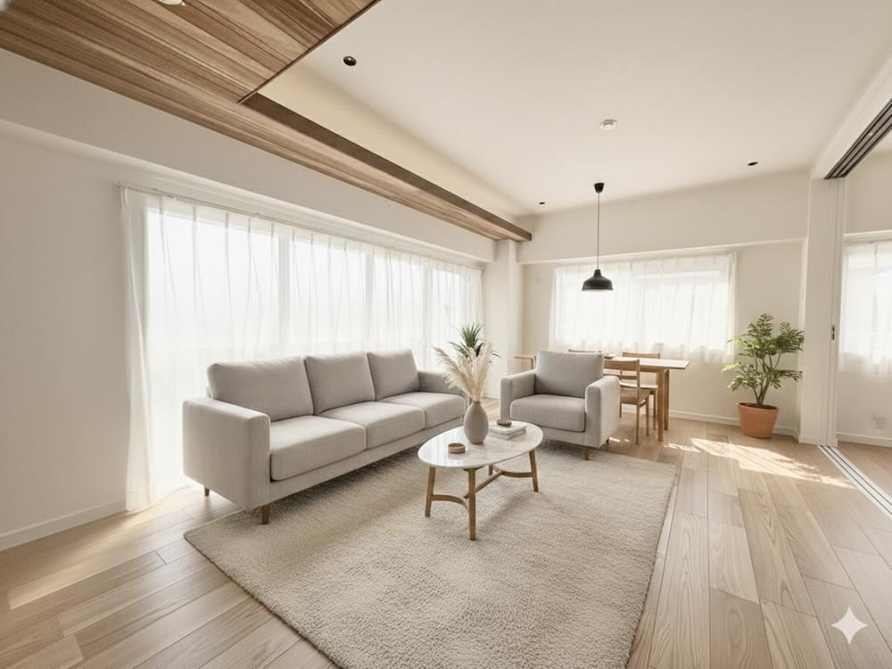 Bright 3LDK Corner Apartment with Renovation - Photo 1