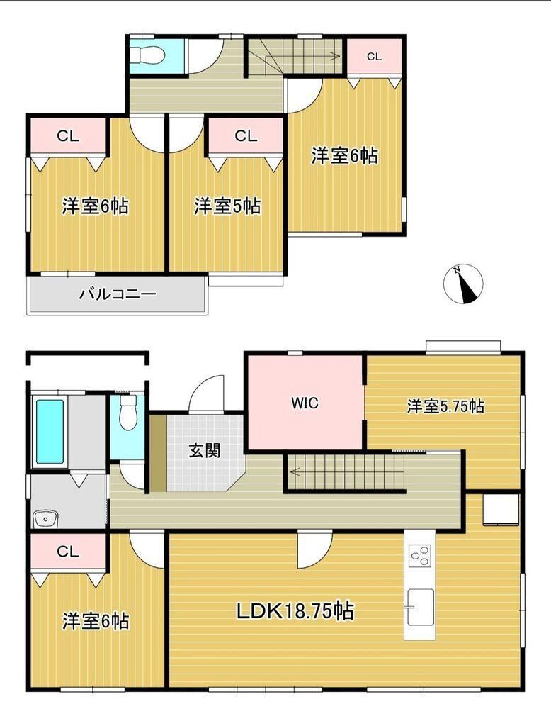 5LDK+S house in Fukutsu, Fukuoka - Photo 1