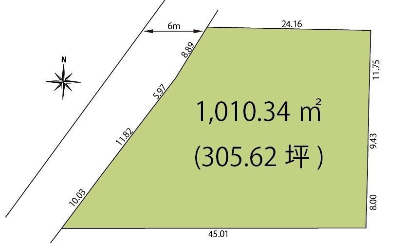 Large Land Over 100 Tsubo in Nakamura - Photo 1