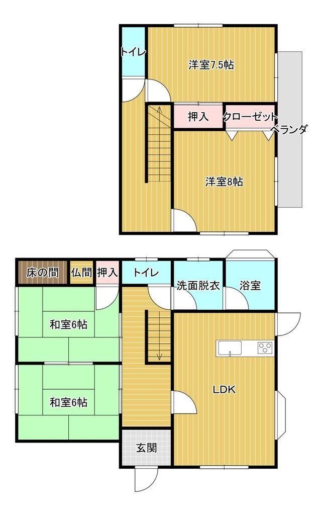4LDK house in Mine, Yamaguchi - Photo 1